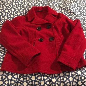 Red Gap pea coat